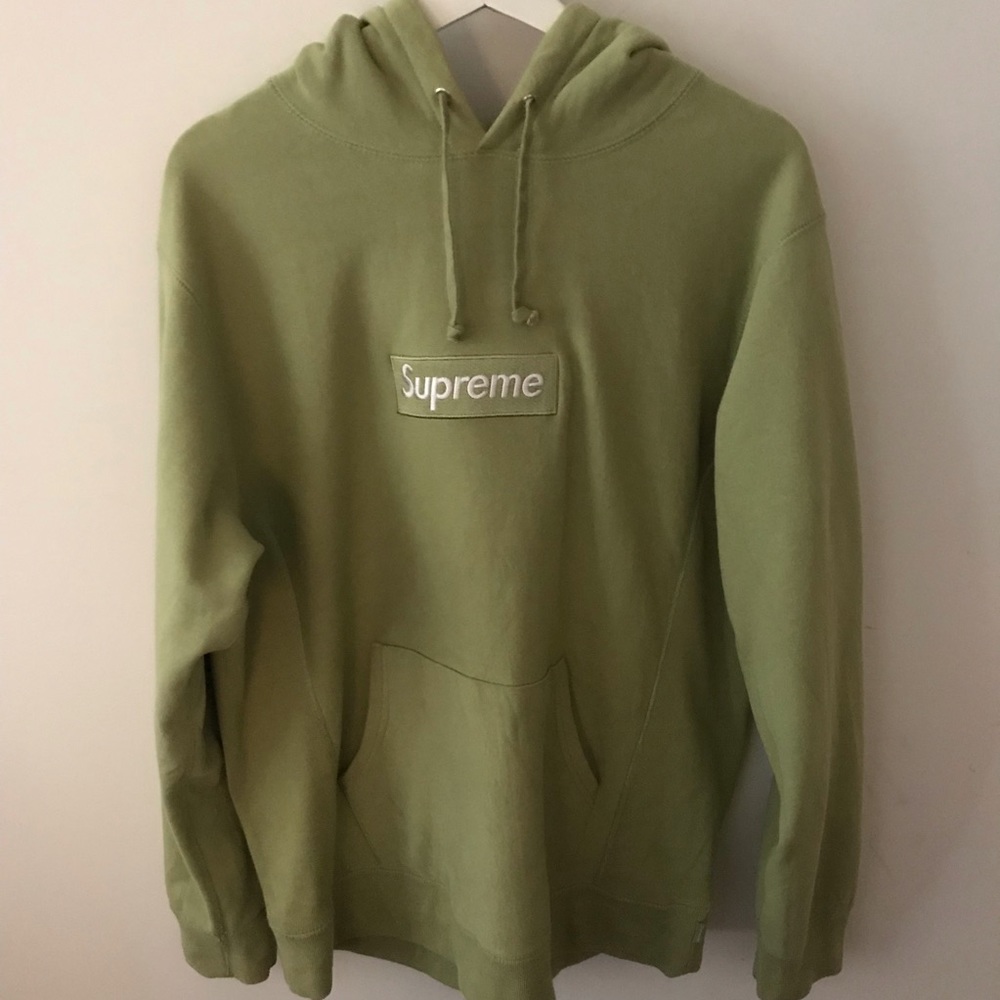 Supreme Sage Box Logo Hoodie Size Large